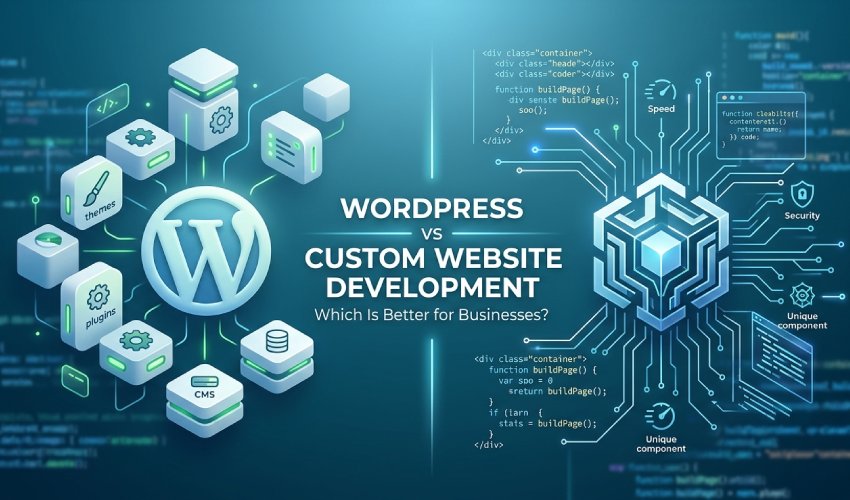 WordPress vs Custom Website Development: Which Is Better for Businesses?